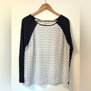 LOFT Women's Boatneck Long Sleeve Pullover Casual Top